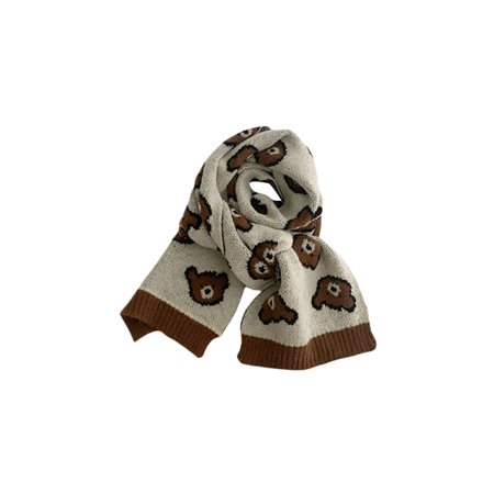 Genuiskids Kids Toddler Winter Warm Scarf Cute Bear Pattern Knit Scarf Soft Wrap Neck Warmer
Genuiskids Kids Toddler Winter Warm Scarf Cute Bear Pattern Knit Scarf Soft Wrap Neck Warmer