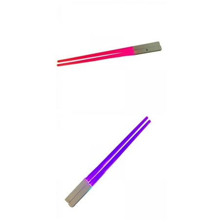 2 Pairs LED Lightsaber Chopstick Reusable Chopstick