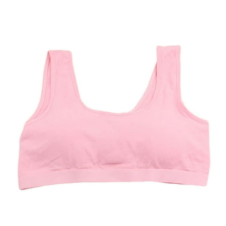 Summer Savings Clearance! PEZHADA Bra for Women Kids Girls Underwear Bra Vest Children Underclothes Sport Undies Clothes Pink