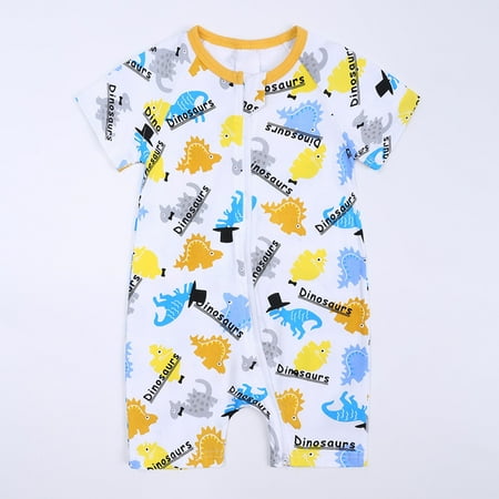 KONBECA Baby Boys Girls Rompers Infants Pure Cotton Coverall Toddler Baby Boys Girls Bodysuit Cartoon Animal Pattern Short Sleeve Double Zipper Romper Jumpsuit Outfits (3-36 Months)
KONBECA Baby Boys Girls Rompers Infants Pure Cotton Coverall Toddler Baby Boys Girls Bodysuit Cartoon Animal Pattern Short Sleeve Double Zipper Romper Jumpsuit Outfits (3-36 Months)