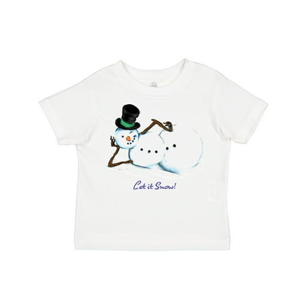 Inktastic Let It Snow Sassy Snowman in Top Hat Gift Toddler Boy or Toddler Girl T-Shirt
Inktastic Let It Snow Sassy Snowman in Top Hat Gift Toddler Boy or Toddler Girl T-Shirt