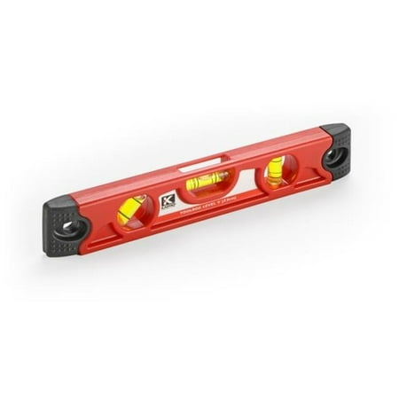Kapro 9 In. Magnetic Toolbox Level With Rubber End Caps