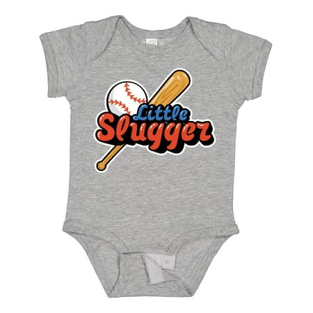 Inktastic Little Slugger Gift Baby Boy or Baby Girl Bodysuit