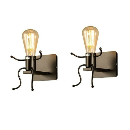 Hfyihgf Retro Villain Wall Lamp Creative Personality Bedside Indoor Corridor Aisle Lamp
Hfyihgf Retro Villain Wall Lamp Creative Personality Bedside Indoor Corridor Aisle Lamp