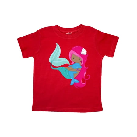 Inktastic African American Mermaid With Pink Hair Dolphin Gift Toddler Toddler Girl T-Shirt
Inktastic African American Mermaid With Pink Hair Dolphin Gift Toddler Toddler Girl T-Shirt