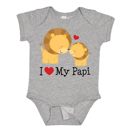 Inktastic I Love My Papi Childs Gift Baby Boy or Baby Girl Bodysuit