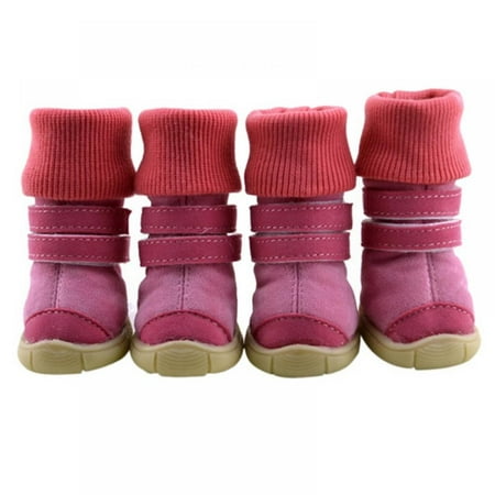 Warm Winter Little Pet Dog Boots Skidproof Soft Snow Booties Waterproof Anti-Slip Sole Paw Protectors Small Puppy Shoes 4PCS
Warm Winter Little Pet Dog Boots Skidproof Soft Snow Booties Waterproof Anti-Slip Sole Paw Protectors Small Puppy Shoes 4PCS