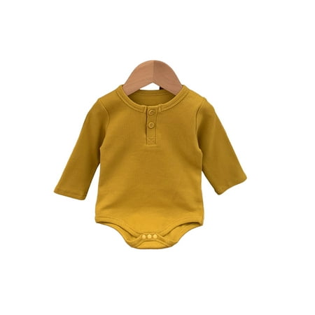 uukiA 3-18 Months Unisex Baby Infant Solid Color Long Sleeve Knit Fabric One-piece Fashion Romper
uukiA 3-18 Months Unisex Baby Infant Solid Color Long Sleeve Knit Fabric One-piece Fashion Romper