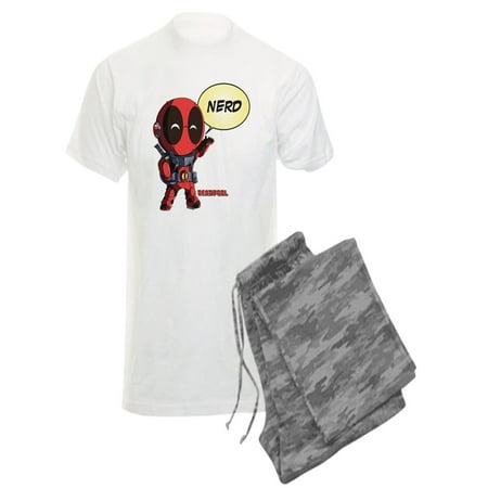 CafePress - Deadpool Nerd - Men s Light Pajamas