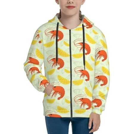 Hoodies for Teen Girls Boys Shrimp Lemon Slices Long Sleeve Youth Kids Essentials Zip Up Hoodie Lghtweight Fashion Hoodies & Sweatshirts Jacket Fall Winter Outfits Tops 
Hoodies for Teen Girls Boys Shrimp Lemon Slices Long Sleeve Youth Kids Essentials Zip Up Hoodie Lghtweight Fashion Hoodies & Sweatshirts Jacket Fall Winter Outfits Tops