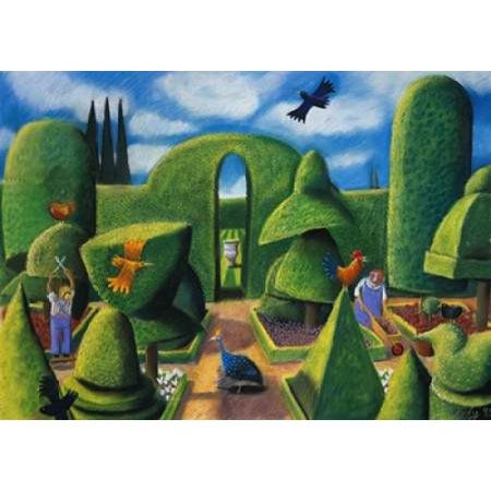 Gardens Poster Print by Judy Byford