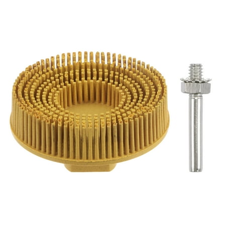Uxcell 3Inch 80 Grit Abrasive Coating Removal Bristle Disc with 1/4 Inch Shank Yellow
Uxcell 3Inch 80 Grit Abrasive Coating Removal Bristle Disc with 1/4 Inch Shank Yellow