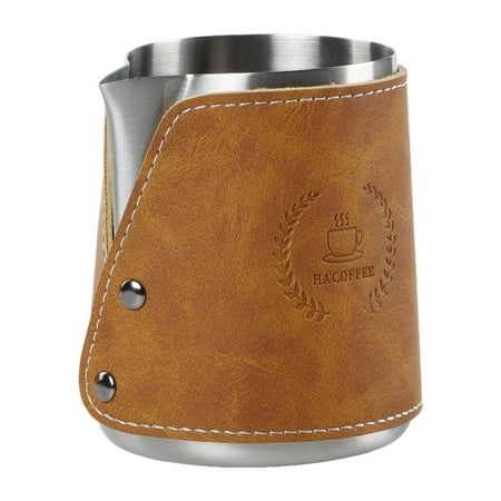 jicheng Handleless Pitcher 450ml PU Leather Wrapped Handleless Milk Frothing Pitcher argent
jicheng Handleless Pitcher 450ml PU Leather Wrapped Handleless Milk Frothing Pitcher argent