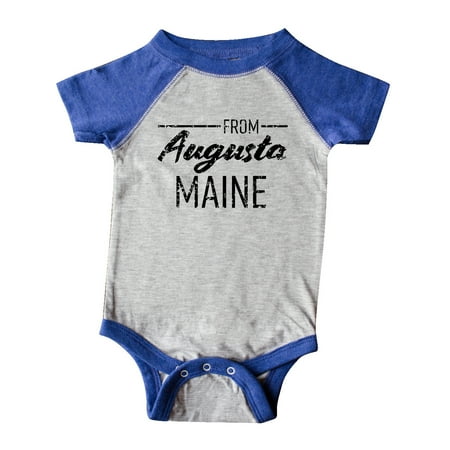 Inktastic From Augusta Maine in Black Distressed Text Gift Baby Boy or Baby Girl Bodysuit
Inktastic From Augusta Maine in Black Distressed Text Gift Baby Boy or Baby Girl Bodysuit