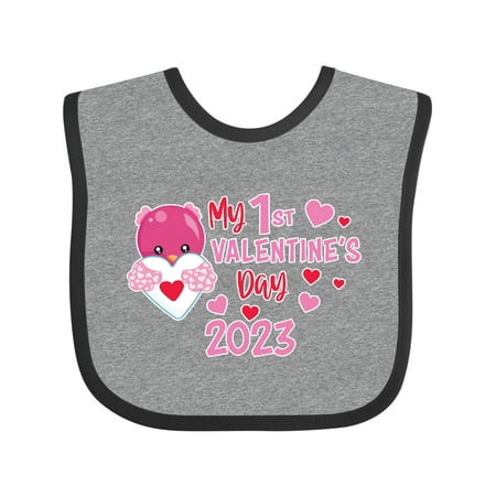 Inktastic My 1st Valentine s Day 2023 with Bird Hugging Heart Gift Baby Boy or Baby Girl Bib
Inktastic My 1st Valentine s Day 2023 with Bird Hugging Heart Gift Baby Boy or Baby Girl Bib
