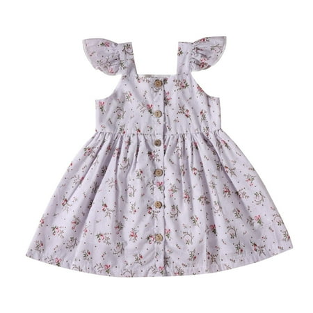 Pedort Summer Dresses For Girls Adorable Little Kid Girls Princess Collection Dress Fit for 2-7 Years Toddler Girls Flutter Sleeves Knee Length Purple 100
Pedort Summer Dresses For Girls Adorable Little Kid Girls Princess Collection Dress Fit for 2-7 Years Toddler Girls Flutter Sleeves Knee Length Purple 100