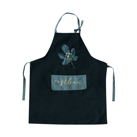 Fashion Kitchen Apron Waterproof Kitchen Apron Oilproof Kitchen Apron Creative Thicken Apron (Black)
Fashion Kitchen Apron Waterproof Kitchen Apron Oilproof Kitchen Apron Creative Thicken Apron (Black)
