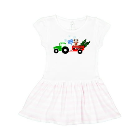 Inktastic Christmas Tractor with Cute Reindeer Gift Toddler Girl Dress
Inktastic Christmas Tractor with Cute Reindeer Gift Toddler Girl Dress