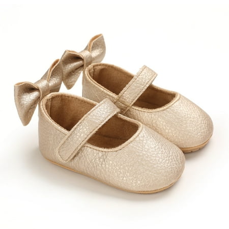 Fidelma Baby Shoes Gift Infant Newborn Baby Girls Prewalker Shoe Bow Soft Crib Anti-slip Princess Shoes Gold-13
Fidelma Baby Shoes Gift Infant Newborn Baby Girls Prewalker Shoe Bow Soft Crib Anti-slip Princess Shoes Gold-13