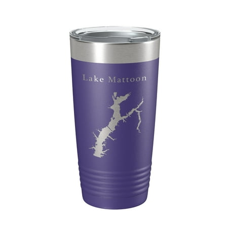 Lake Mattoon Map Tumbler Travel Mug Insulated Laser Engraved Coffee Cup Illinois 20 oz Purple
Lake Mattoon Map Tumbler Travel Mug Insulated Laser Engraved Coffee Cup Illinois 20 oz Purple