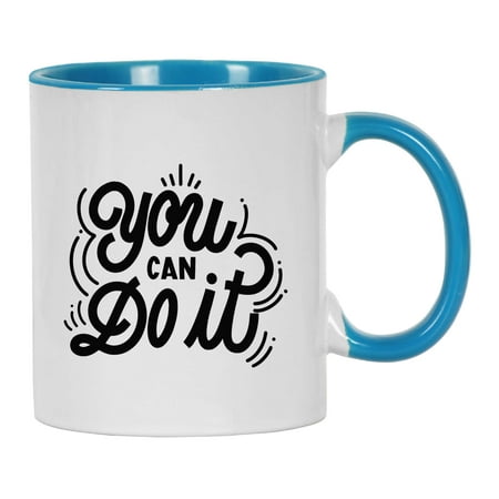 Inkdotpot You Can Do It 11oz CeramicCoffeeMug Funny Novelty Inspirational Gift For Employee Boss Coworkers -Blue
Inkdotpot You Can Do It 11oz CeramicCoffeeMug Funny Novelty Inspirational Gift For Employee Boss Coworkers -Blue
