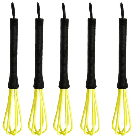5 Pieces Hair Dye Cream Stirrer Whisk Set Plastic Salon Barber Hairdressing Hair Color Dye Cream Whisk Kitchen Balloon Mixer Tool for Blending Whisking Beating Yellow
5 Pieces Hair Dye Cream Stirrer Whisk Set Plastic Salon Barber Hairdressing Hair Color Dye Cream Whisk Kitchen Balloon Mixer Tool for Blending Whisking Beating Yellow