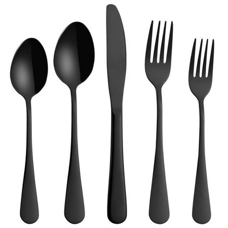 5 Piece Stainless Steel Modern Flatware Eating Utensils Set Includes Forks/Spoons/Dinner Knives Mirror Polished Dishwasher Safe
5 Piece Stainless Steel Modern Flatware Eating Utensils Set Includes Forks/Spoons/Dinner Knives Mirror Polished Dishwasher Safe