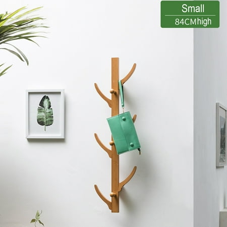 Wall Mount Tree Hooks Rack Coat Keys Hat Jackets Hanger Holder Storage Organizer, 2 Sizes