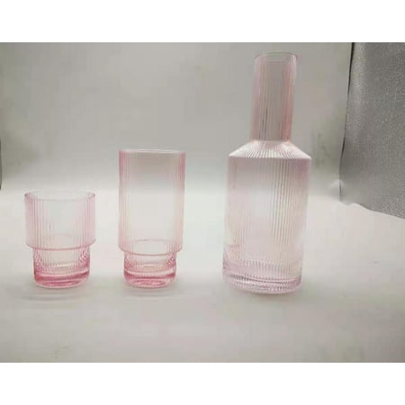 Livesture Wholesale Household Ins Japanese Style Simple Dense Ribbed Soot Vertical Stripes Crystal Glass Cold Kettle Water Cup Set Kettle Pink
Livesture Wholesale Household Ins Japanese Style Simple Dense Ribbed Soot Vertical Stripes Crystal Glass Cold Kettle Water Cup Set Kettle Pink