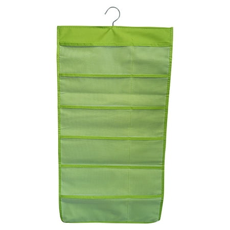 Dido Hanging Closet Organizer 2-Sided Mesh Pockets Wardrobe Storage Bag Pouch for Underwear Bra Socks 30 Grid Green
Dido Hanging Closet Organizer 2-Sided Mesh Pockets Wardrobe Storage Bag Pouch for Underwear Bra Socks 30 Grid Green