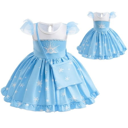 Rongking Princess Elsa/Cowgirl/Anna Dress for Toddler Girls Birthday Fancy-Dress w/Bag for 12M-6T
Rongking Princess Elsa/Cowgirl/Anna Dress for Toddler Girls Birthday Fancy-Dress w/Bag for 12M-6T