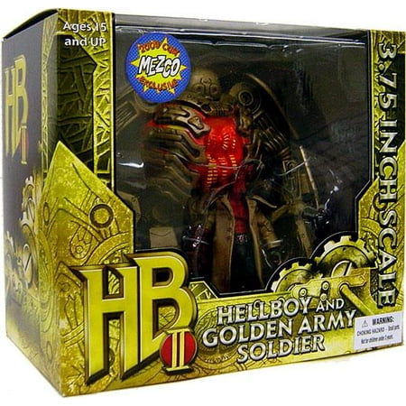 Hellboy 2 The Golden Army Hellboy & Golden Army Soldier Action Figure Set