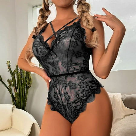 Gubotare Lingerie Set Lingerie for Women Lace Sleepwear Boudoir Outfits Plus Size Langeray Black L
Gubotare Lingerie Set Lingerie for Women Lace Sleepwear Boudoir Outfits Plus Size Langeray Black L