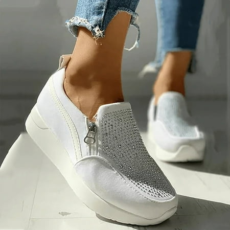 Sneakers For Women Mesh Walking Shoes Rhinestone Slip On Sneakers Note Please Buy One Or Two Sizes Larger
Sneakers For Women Mesh Walking Shoes Rhinestone Slip On Sneakers Note Please Buy One Or Two Sizes Larger