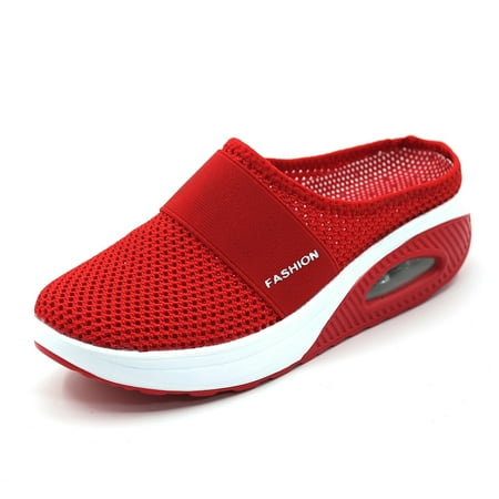 Women‘s Flying Woven Mesh Sandals Casual Air Cushion Sole Mules Breathable & Lightweight Mule Sneakers
Women‘s Flying Woven Mesh Sandals Casual Air Cushion Sole Mules Breathable & Lightweight Mule Sneakers