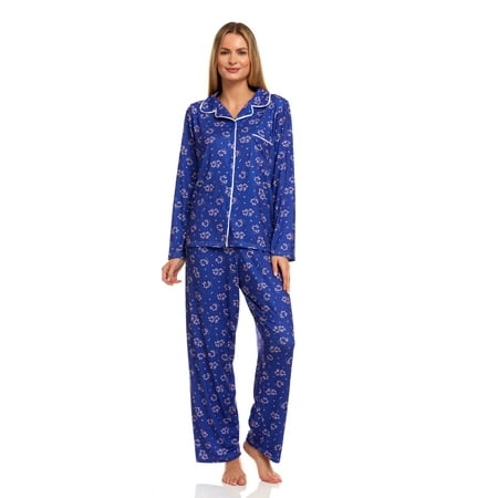 Lati Fashion Women Sleepwear Pajamas Female Long Sleeve Button Down Pajamas set Royal XXL
Lati Fashion Women Sleepwear Pajamas Female Long Sleeve Button Down Pajamas set Royal XXL