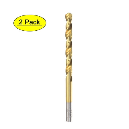 Uxcell 5.5mm High Speed Steel Straight Shank Twist Drill Bit Fully Ground Titanium Coated 2 Pack
Uxcell 5.5mm High Speed Steel Straight Shank Twist Drill Bit Fully Ground Titanium Coated 2 Pack