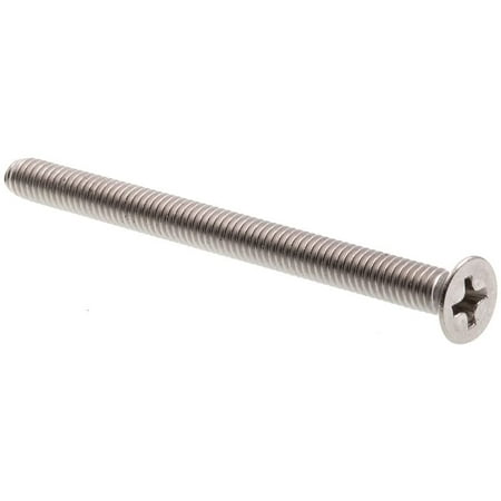 9121236 Machine Screws Metric Flat Head Phillips Drive M4-0.7 X 50MM Grade A2-70 Stainless Steel 10-Pack
9121236 Machine Screws Metric Flat Head Phillips Drive M4-0.7 X 50MM Grade A2-70 Stainless Steel 10-Pack