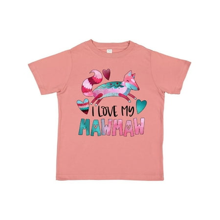 Inktastic I Love My Mawmaw Pink and Blue Fox with Hearts Gift Toddler Boy or Toddler Girl T-Shirt
Inktastic I Love My Mawmaw Pink and Blue Fox with Hearts Gift Toddler Boy or Toddler Girl T-Shirt