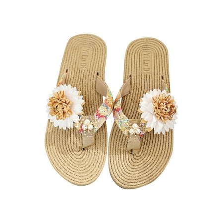 Hvyes Flatform Casual Bohemia Sandals Women Beauty Floral Decor Clip-toe Comfortable Espadrilles Flip Flops
Hvyes Flatform Casual Bohemia Sandals Women Beauty Floral Decor Clip-toe Comfortable Espadrilles Flip Flops