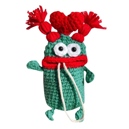 Handmade Crochet Key Case/Holder Novelty Crochet Sausage Mouth Car Key Case Cute Hand Knitting Yarn Crochet Key Cover
Handmade Crochet Key Case/Holder Novelty Crochet Sausage Mouth Car Key Case Cute Hand Knitting Yarn Crochet Key Cover