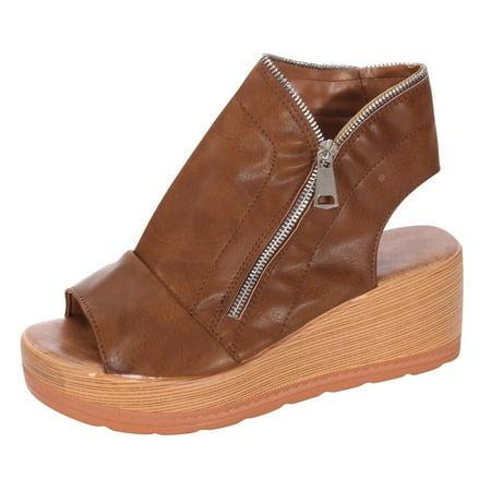KBODIU Women s Sandals Women Orthopedic Sandals with Arch Support Fashion High-top Wedge Sandals Thick-soled Fish Mouth Roman Sandals Summer Beach Sandals Wedge Shoes Brown 43
KBODIU Women s Sandals Women Orthopedic Sandals with Arch Support Fashion High-top Wedge Sandals Thick-soled Fish Mouth Roman Sandals Summer Beach Sandals Wedge Shoes Brown 43