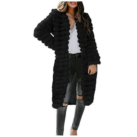 Juebong Plus Size PU Leather Basic Streetwear Dressy Womens Ladies Warm Faux Coat Jacket Winter V-neck Solid Long Outerwear Black XXXXL
Juebong Plus Size PU Leather Basic Streetwear Dressy Womens Ladies Warm Faux Coat Jacket Winter V-neck Solid Long Outerwear Black XXXXL