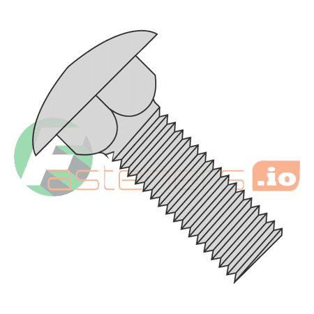 3/8-16 x 1 1/2 Carriage Bolts / Steel / Hot Dip Galvanized (Quantity: 400 pcs)