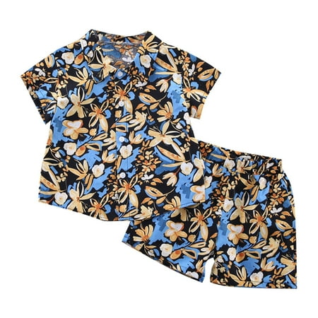 Toddler Baby Boy Shorts Sets Floral Summer Beach Leisure Suit Boy S Suit Vacation Suit Kid Floral Blue 110
Toddler Baby Boy Shorts Sets Floral Summer Beach Leisure Suit Boy S Suit Vacation Suit Kid Floral Blue 110
