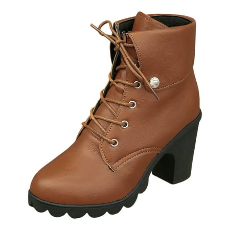 Jungdeepe Ladies Autumn And Winter Casual Retro Solid Color Straps Heel High Heel Thick Bottom Ankle Boots Short Boots Boots for Women Dressy Boot Liner Socks for Women Rain Boots for Women Size 12
Jungdeepe Ladies Autumn And Winter Casual Retro Solid Color Straps Heel High Heel Thick Bottom Ankle Boots Short Boots Boots for Women Dressy Boot Liner Socks for Women Rain Boots for Women Size 12