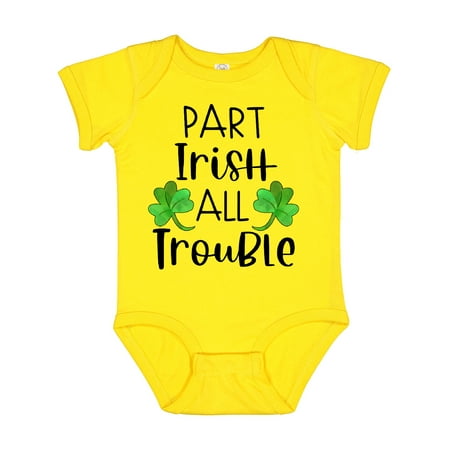 Inktastic Part Irish All Trouble St. Patrick s Day with Green Clovers Gift Baby Boy or Baby Girl Bodysuit
Inktastic Part Irish All Trouble St. Patrick s Day with Green Clovers Gift Baby Boy or Baby Girl Bodysuit