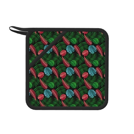 1 PCS Pot Holders for Kitchen - Heat Resistant Silicone Pot Holders with Hanging Loop Palm Green Leaves Non Slip Oven Hot Pads Potholders for Decor Baking Cooking Kitchen
1 PCS Pot Holders for Kitchen - Heat Resistant Silicone Pot Holders with Hanging Loop Palm Green Leaves Non Slip Oven Hot Pads Potholders for Decor Baking Cooking Kitchen