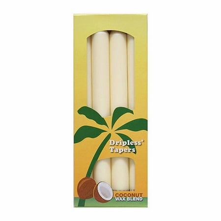 Aloha Bay Aloha Bay Unscented Cream Taper Candles 9" 225447 2 PACK OC