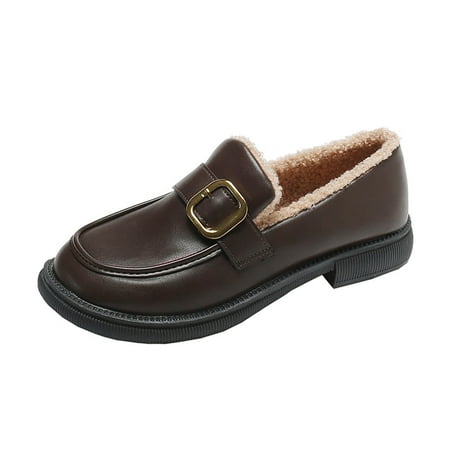 Paiwinds Boots for Women Fall Winter New Style Metal Buckle Plus Cotton Small Leather Shoes Square Heel Low Heeled Shoes Brown
Paiwinds Boots for Women Fall Winter New Style Metal Buckle Plus Cotton Small Leather Shoes Square Heel Low Heeled Shoes Brown